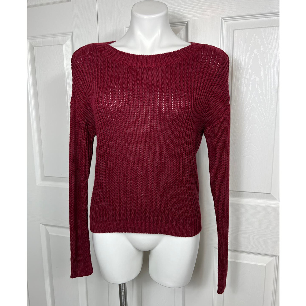 Razzle Dazzle Red Knitted Sweater Size S